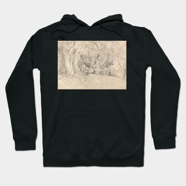 Ancient Trees, Lullingstone Park by Samuel Palmer Hoodie by Classic Art Stall